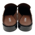 Load image into Gallery viewer, Loewe Brown Leather Edge Loafer Mules