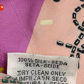 Load image into Gallery viewer, Hermes Rose Poudre / Cyclamen / Jaune Costume de Fete 90 Scarf