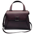 Load image into Gallery viewer, Akris Burgundy Trapezoidal Saffiano Leather Shoulder Bag