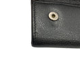 Load image into Gallery viewer, Chanel 2010 Black / Silver CC Logo Camellia Embossed Leather 6 Key Holder Wallet