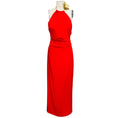 Load image into Gallery viewer, Rachel Gilbert Red Raye Crepe Gown / Formal Dress