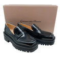 Load image into Gallery viewer, Gianvito Rossi Black Leather Ramsey Loafers