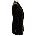 Load image into Gallery viewer, Veronica Beard Black Multi Long & Lean Floral Velvet Dickey Jacket