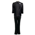 Load image into Gallery viewer, Galvan London Black Sequined Jacket and Pants Suit Set