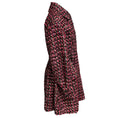 Load image into Gallery viewer, Chanel Pink / Black Multi Silk Lined Wool Tweed Coat with CC Logo Globe Buttons