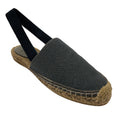 Load image into Gallery viewer, Brunello Cucinelli Grey Monili Bead Embellished Suede Slingback Espadrille Flats