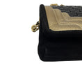 Load image into Gallery viewer, Jimmy Choo Black / Gold Hardware Chain Strap Suede Mini Evening Bag