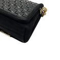 Load image into Gallery viewer, Jimmy Choo Black / Gold Hardware Chain Strap Suede Mini Evening Bag