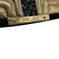 Load image into Gallery viewer, Jimmy Choo Black / Gold Hardware Chain Strap Suede Mini Evening Bag