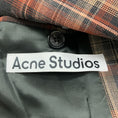Load image into Gallery viewer, Acne Studios Brown Multi Check Bonded Suit Jacket