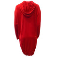 Load image into Gallery viewer, Moschino Red Wool Teddy Hoodie Dress