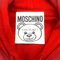 Load image into Gallery viewer, Moschino Red Wool Teddy Hoodie Dress
