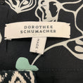 Load image into Gallery viewer, Dorothee Schumacher Black / White / Green Printed Silk Midi Skirt