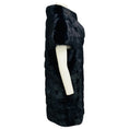 Load image into Gallery viewer, Giuliana Teso Midnight / Dark Navy Blue Cap Sleeved Mink Fur Coat