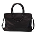 Load image into Gallery viewer, Staud Espresso Caviar Leather Maude Carryall Bag