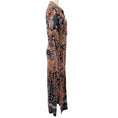 Load image into Gallery viewer, Cara Cara Blue Cascade Paisley Ruched Shirley Dress
