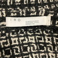 Load image into Gallery viewer, Iro Black / White Tetys Tweed Jacket with Frayed Trim