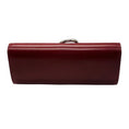 Load image into Gallery viewer, Hermes Red Leather Box Egee Clutch with Silver Chaine d'Ancre Closure