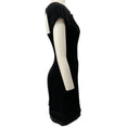 Load image into Gallery viewer, Rag & Bone Black Mies Dress with Satin and Leather Trim