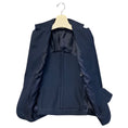 Load image into Gallery viewer, Akris Punto Navy Blue Tailored Button Front Wool Jacket