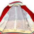 Load image into Gallery viewer, Gucci Men's Red / White Sequined Logo Varsity Jacket