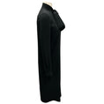 Load image into Gallery viewer, Ralph Lauren Collection Black Tie Neck Long Sleeved Silk Midi Dress
