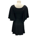 Load image into Gallery viewer, Rosie Assoulin Black Flutter-Sleeve Mini Dress