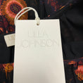 Load image into Gallery viewer, Ulla Johnson Black / Orange Valerian Print Adara Dress
