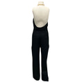 Load image into Gallery viewer, Celine Black Crepe Satin Jumpsuit with Chain Collar