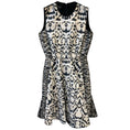 Load image into Gallery viewer, Giambattista Valli Beige / Black Animal Print Dress