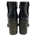 Load image into Gallery viewer, Chanel Black Leather CC Turn-Lock Ankle Boots