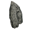 Load image into Gallery viewer, KaufmanFranco Black / White Cropped Wool and Mohair Tweed Jacket