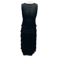 Load image into Gallery viewer, Chanel Black 2005 Sleeveless Multi Tiered Viscose Knit Midi Dress