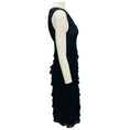 Load image into Gallery viewer, Chanel Black 2005 Sleeveless Multi Tiered Viscose Knit Midi Dress