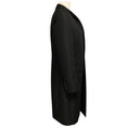 Load image into Gallery viewer, Christian Dior Black Noir One Button Wool and Mohair Manteau Coat