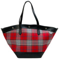 Load image into Gallery viewer, Mulberry Red Tartan Camden Tote