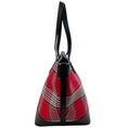 Load image into Gallery viewer, Mulberry Red Tartan Camden Tote