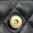 Load image into Gallery viewer, Chanel Black CC Logo Resin Heart Classic Quilted Leather Phone Holder Bag with Chain Strap and Gold Hardware