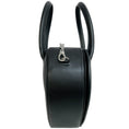 Load image into Gallery viewer, Ambush Black Leather Heart Bag with Silver Chain Strap