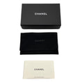 Load image into Gallery viewer, Chanel Black 2023 CC Logo Lucky Charm Classic Flap Card Holder