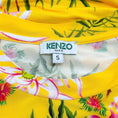 Load image into Gallery viewer, Kenzo Yellow Floral Ruched Dress