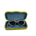 Load image into Gallery viewer, Gucci Black Hollywood Forever Cat Eye Crystal Sunglasses
