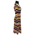 Load image into Gallery viewer, Missoni Black / Pink Multi 2024 Chevron Zig Zag Knit Dress