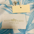 Load image into Gallery viewer, Rocco Ragni Light Blue / White Printed Short Sleeved Maxi Dress