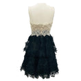 Load image into Gallery viewer, Marc Jacobs Ivory / Black Floral Embroidered Lace Applique Cocktail Dress