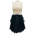 Load image into Gallery viewer, Marc Jacobs Ivory / Black Floral Embroidered Lace Applique Cocktail Dress