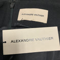 Load image into Gallery viewer, Alexandre Vauthier Black High Waisted High-Low Crepe Maxi Skirt with Flared Hem