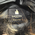 Load image into Gallery viewer, Lanvin Black / Brown Fur Flap Crossbody Bag
