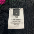 Load image into Gallery viewer, Oscar de la Renta Black Multi Floral Crochet Knit Sweater