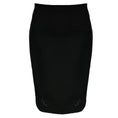 Load image into Gallery viewer, Yigal Azrouel Jet Black Ric Rac Mechanical Stretch Skirt